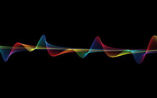Colorful sound wave white line 2 - bridget riley free wallpaper