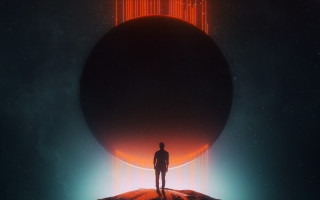 Man mountain giant object red - cinema 4 d free wallpaper