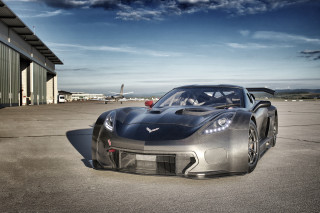 Silver sports car hangar jet - a silver sports car free wallpaper for desktop