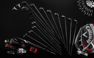 Golf equipment driver club collection - product photography free wallpaper for desktop