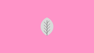 Pink leaf minimalist vector illustration - a minimalist painting free wallpaper