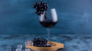 Wine grapes ice tray marble - grape free wallpaper