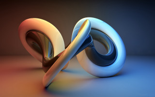 3d letter swirly design blue 2 - boleslaw cybi free wallpaper
