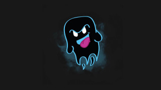 Cartoon tongue blue glow haunting - chris labrooy free wallpaper