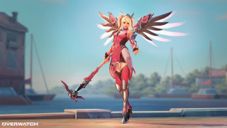 Woman pink outfit sword bird - a sword and a bird free wallpaper