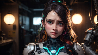 Futuristic woman cyberpunk glowing moon - fi fi fi fi fi fi fi fi fi fi fi fi fi fi fi fi fi fi fi fi fi fi fi fi fi fi fi fi fi fi fi fi fi fi free wallpaper