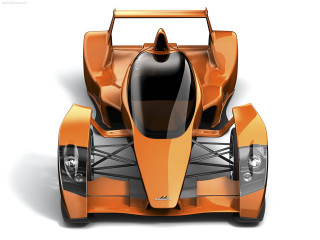 Orange black car 3d render - a black top free wallpaper