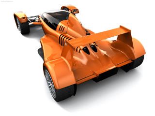 Futuristic orange car white background - futuristic free wallpaper