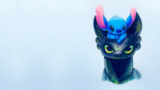 Blue dragon glowing eyes pink - a pink nose free wallpaper