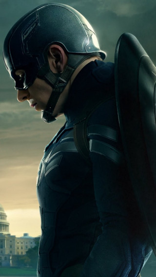 Captain america costume man shield 3 - a detailed matte painting free wallpaper