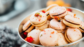 Metal bowl cookies pastries rococo - clara peeters free wallpaper