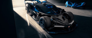 Blue black futuristic car garage - car free wallpaper
