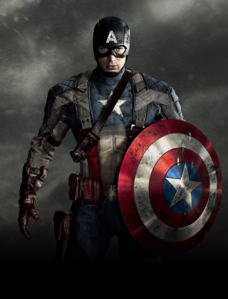 Captain america costume man holding - a man in a captain america costume holding free wallpaper
