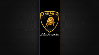 Lamb logo black background gold 2 - gold free wallpaper