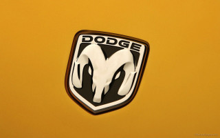 Dodge emblem yellow background black - a.d.m. cooper free wallpaper