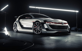 White car dark room lighting - photorealism free wallpaper