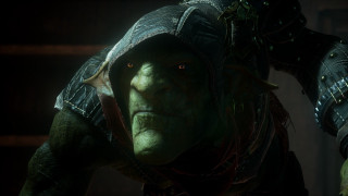 Man green horns hat dark - unreal engine 5 free wallpaper