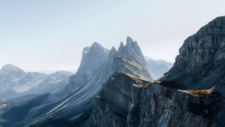 Mountain range rocks trees background - a few mountain free wallpaper