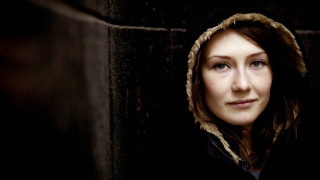 Woman hooded jacket serious expression - berlin secession free wallpaper