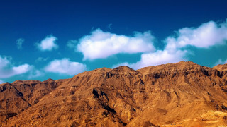 Mountain range clouds blue sky 2 - amir zand free wallpaper