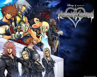 Anime characters group wallpaper castle - a castle in the background free wallpaper