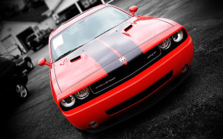 Red black car parking lot - a parking lot next free wallpaper