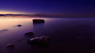 Long exposure purple sky water - a purple sky and water free wallpaper