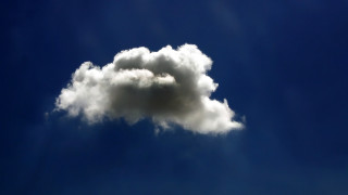 Clouds blue sky precisionism photorealistic - blue background free wallpaper