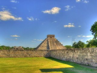 Pyramid grassy area wall trees - a grassy area next free wallpaper
