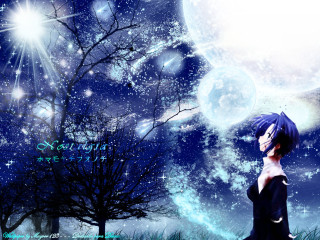 Gothic anime astronaut moon stars - gothic free wallpaper for desktop
