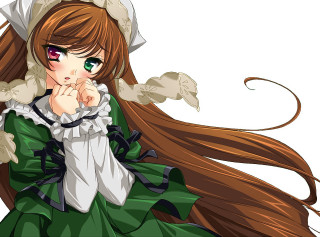 Alice prin green dress bonnet - her mouth free wallpaper
