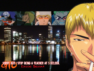 Blonde man city skyline river - cel free wallpaper
