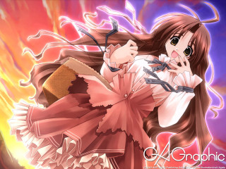 Girl long hair pink dress 4 - pink free wallpaper for desktop