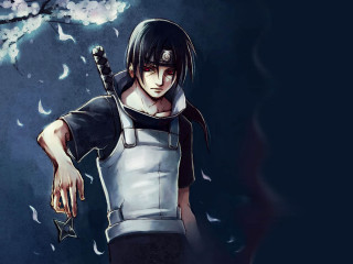 Man bird forest night sword - baiōken eishun free wallpaper
