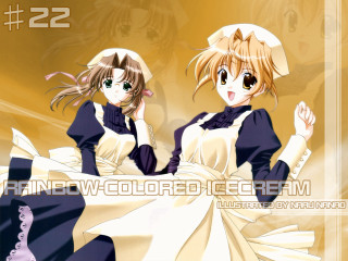 Maid girls rainbow icecream album - maid outfit free wallpaper