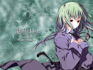 Chizuko yoshida anime portrait green - the background free wallpaper