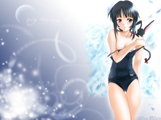 Woman bathing suit scissor bubbles - suit holding free wallpaper