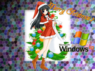 Girl red dress santa hat 2 - rtx free wallpaper