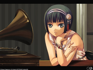 Alice prin gothic anime deco - a headband free wallpaper