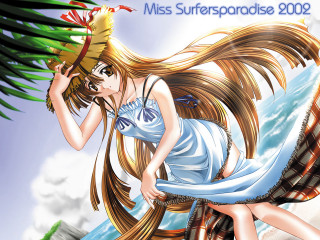 Girl crown beach palm dress - the beach free wallpaper for desktop