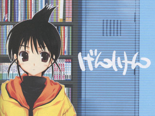 Anime yellowjacket blackcat library rooftop - a black cat free wallpaper