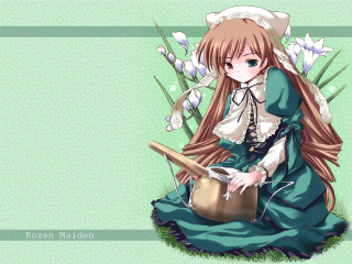 Woman dress chair wateringcan flowers - a woman in a dress free wallpaper