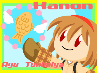 Girl cookie bird fish yellow - a girl holding free wallpaper for desktop