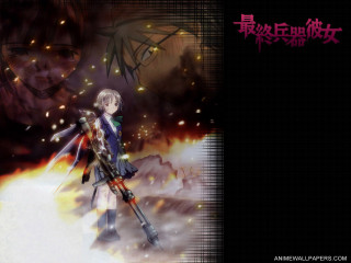 Anime gunfire fire background eizan - a gun in front free wallpaper