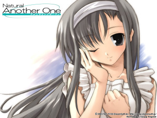 Girl longhair white shirt manga - her face free wallpaper for desktop