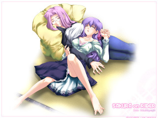 Anime girls bed pillow remodernism - top of a bed together free wallpaper