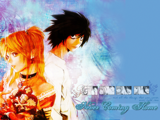 Anime couple blue background fire - background free wallpaper