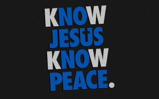 Know jesus know peace blue - jesus free wallpaper