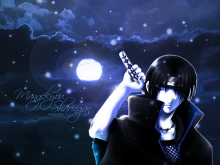 Anime hero fullmoon sword clouds - full free wallpaper