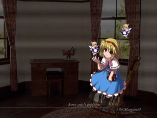 Alice prin blonde dress vase - 4k resolution free wallpaper